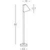 6W LED pastatomas lauko šviestuvas, grafito sp., 3000K, E283