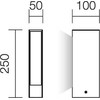 6W LED pastatomas lauko šviestuvas TWIN, tamsiai pilkas, 3000K, IP65, 9460