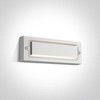 6W LED paviršinis fasado šviestuvas, baltas, 3000K, 67502B/W/W