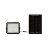 V-tac 6W LED prožektorius su saulės baterija, juodas, 6400K