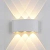 Pakabinamas šviestuvas 6W LED sieninis fasado šviestuvas GILBERTO, baltas, 3000K