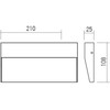 Sieninis šviestuvas 6W LED sieninis fasado šviestuvas LANDER, tamsiai pilkas, 3000K, IP54, 90481