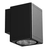 6W LED sieninis fasado šviestuvas SPOT SQUARE, juodas, 3000K, 40°, IP65