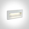 6W LED sieninis įleidžiamas fasado šviestuvas, baltas, 2200/2700/3000/4000K, IP65, 68068B/W/V