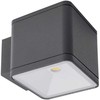 6W LED sieninis lauko šviestuvas BETA, tamsiai pilkas, 3000K, IP54, 9069