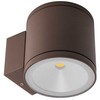 6W LED sieninis lauko šviestuvas ETA, tamsiai rudas, 4000K, IP54, 9597