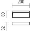 6W LED sieninis lauko šviestuvas EVEN, baltas, 3000K, IP54, 9152