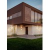 6W LED sieninis lauko šviestuvas MILESTONE, baltas, 3000K, IP54, šviečia į viršų ir į apačią, 90497