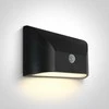 6W LED sieninis šviestuvas, antracito sp., 2700/3300/4000K, IP65, su judesio davikliu, 67396A/AN/V