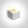 6W LED sieninis šviestuvas, baltas, 3000K, 67466A/W/W