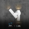 V-tac 6W LED sieninis šviestuvas, baltas, 4000K