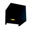 6W LED sieninis šviestuvas GREG, juodas, 3000K, 4188801
