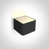 6W LED sieninis šviestuvas, juodas, 3000K, 67466A/B/W