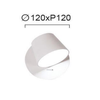 6W LED sieninis šviestuvas KIM, baltas, 3000K, 4188300