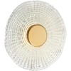 6W LED sieninis šviestuvas REEF, matinės aukso sp., 3500K