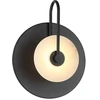 6W LED sieninis šviestuvas SAMIRA, baltos/juodos sp., 3000K, 4341400