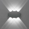 6W LED sieninis šviestuvas SMOOTH, tamsiai pilkas, 3000K, 4285100