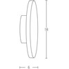 6W LED sieninis šviestuvas, žalvario sp., 3000K, 20349