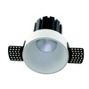 6W LED užglaistomas šviestuvas, baltas, 3000K, S095