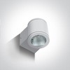 6W LED cilindro formos šviestuvas, baltas, 3000K, 67138E/W/W