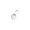 Sieninis šviestuvas Ideal Lux 6W wall lamp with 1 light OBY, 3000K, baltas