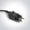 6x1W LED lauko girlianda, juodos sp., 2500K, 5.5m, IP65, 0998/B