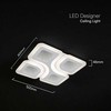 70W LED lubinis šviestuvas, baltas, 3000-6500K, dimeriuojamas