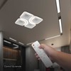 70W LED lubinis šviestuvas, baltas, 3000-6500K, dimeriuojamas