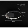 70W LED lubinis šviestuvas, juodas, 3000-6500K, dimeriuojamas