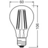 Ledvance 7,3W LED lemputė CLASSIC A, E27, skaidri, 2700K, su šviesos jutikliu