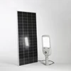 74W LED gatvės šviestuvas su saulės baterija ir judesio davikliu IPERION, sidabro sp., 4000K, IP65