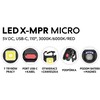 7,4W LED įkraunamas žibintuvėlis X-MPR, juodas, 3000/6000K