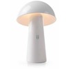7,5W LED įkraunamas stalo šviestuvas SHITAKE, baltas, 3000K, IP44, su MicroUSB jungtimi, dimeriuojamas