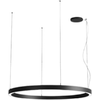 75W LED paviršinis/pakabinamas šviestuvas XAMBIT, juodas, 3000K