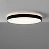 76W + 10,5W LED lubinis šviestuvas LISBOA, juodas, 3000/4000K, P3851270N
