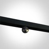 7W akcentinis šviestuvas į magnetines sistemas, juodas, 3000K, 42134/B/W