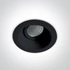 Bikuvalt 7W LED įleidžiamas pakreipiamas šviestuvas, juodas, 3000K, 11107FD/B/W