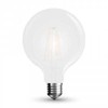 7W LED COG lemputė V-TAC, E27, G125, matiniu paviršiumi, 6400K