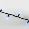 7W LED girlianda, 100 lempučių, juoda, mėlyna šviesos sp., 7866F/BL