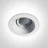 Bikuvalt 7W LED įleidžiamas pakreipiamas šviestuvas, baltas, 3000K, 11107FD/W/W