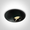 7W LED įleidžiamas reguliuojamas šviestuvas, juodas, 3000K, 11107T/B/W