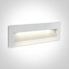 7W LED įleidžiamas sieninis lauko šviestuvas, baltas, 3000K, 68068C/W/W