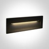 7W LED įleidžiamas sieninis lauko šviestuvas, juodas, 3000K, 68068C/B/W