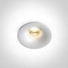 7W LED įleidžiamas šviestuvas, baltas, 3000/3500/4000K, 10107DX/W/V