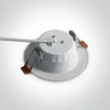 7W LED įleidžiamas šviestuvas, baltas, 3000/4000/5000K, 10107T/W/V