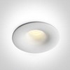 7W LED įleidžiamas šviestuvas, baltas, 3000/4000/5000K, 10107RA/W/V