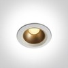 7W LED įleidžiamas šviestuvas, baltas, 3000K, 10107Z/W/W