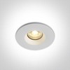 7W LED įleidžiamas šviestuvas, baltas, 3000K, dimeriuojamas, 10107DF/W