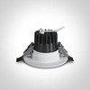 7W LED įleidžiamas šviestuvas, baltas, 3000K, IP54, 10107M/W/W