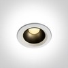 7W LED įleidžiamas šviestuvas, baltas, 3000K, 10107Z/W/W